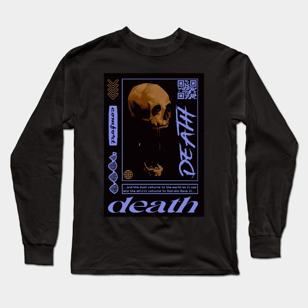 DEATH Long Sleeve T-Shirt by TextGraphicsUSA